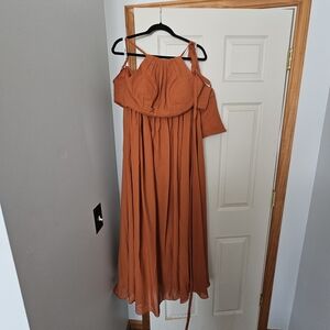 Pomuyoo Bridesmaid Dress Burnt Orange